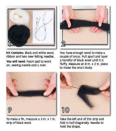Orca Felting Kit