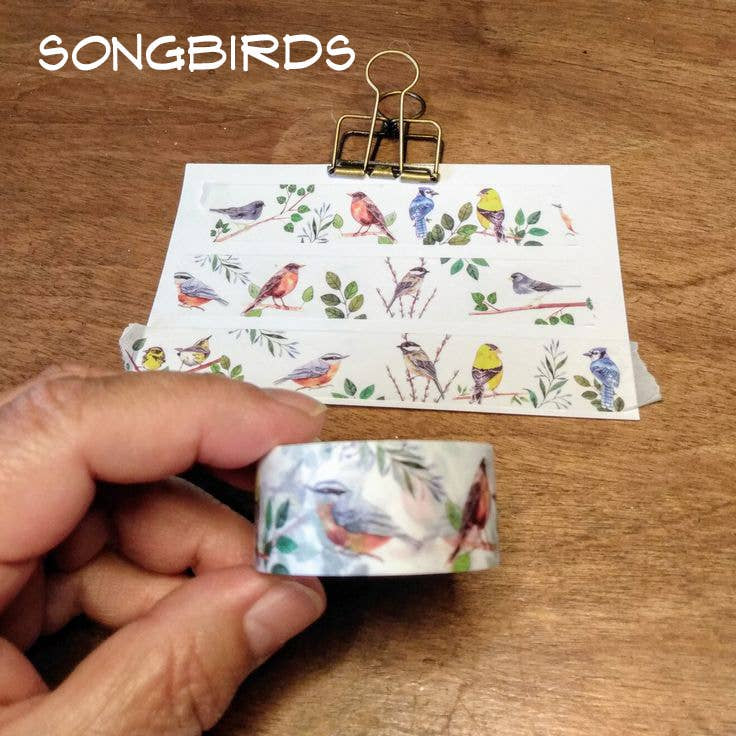 Nature Washi Tape - Song Birds