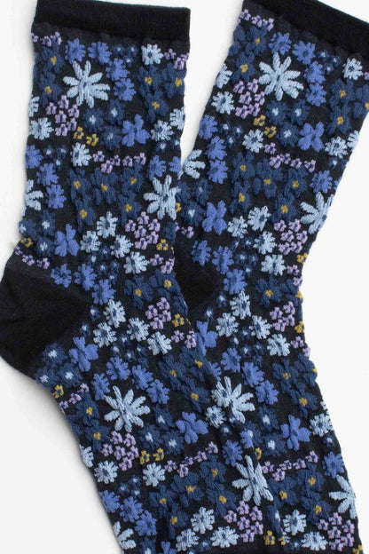 Meadow Blossom Crew Socks