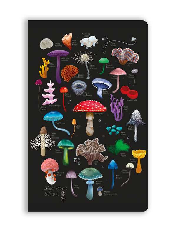 Anna Stead: Mushrooms & Fungi (Soft Touch Journal) by