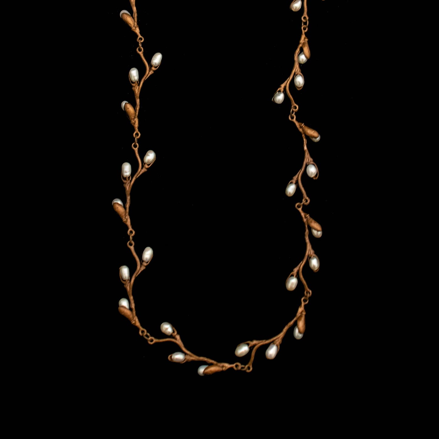 Pussy Willow Delicate Necklace - 16" Adj.