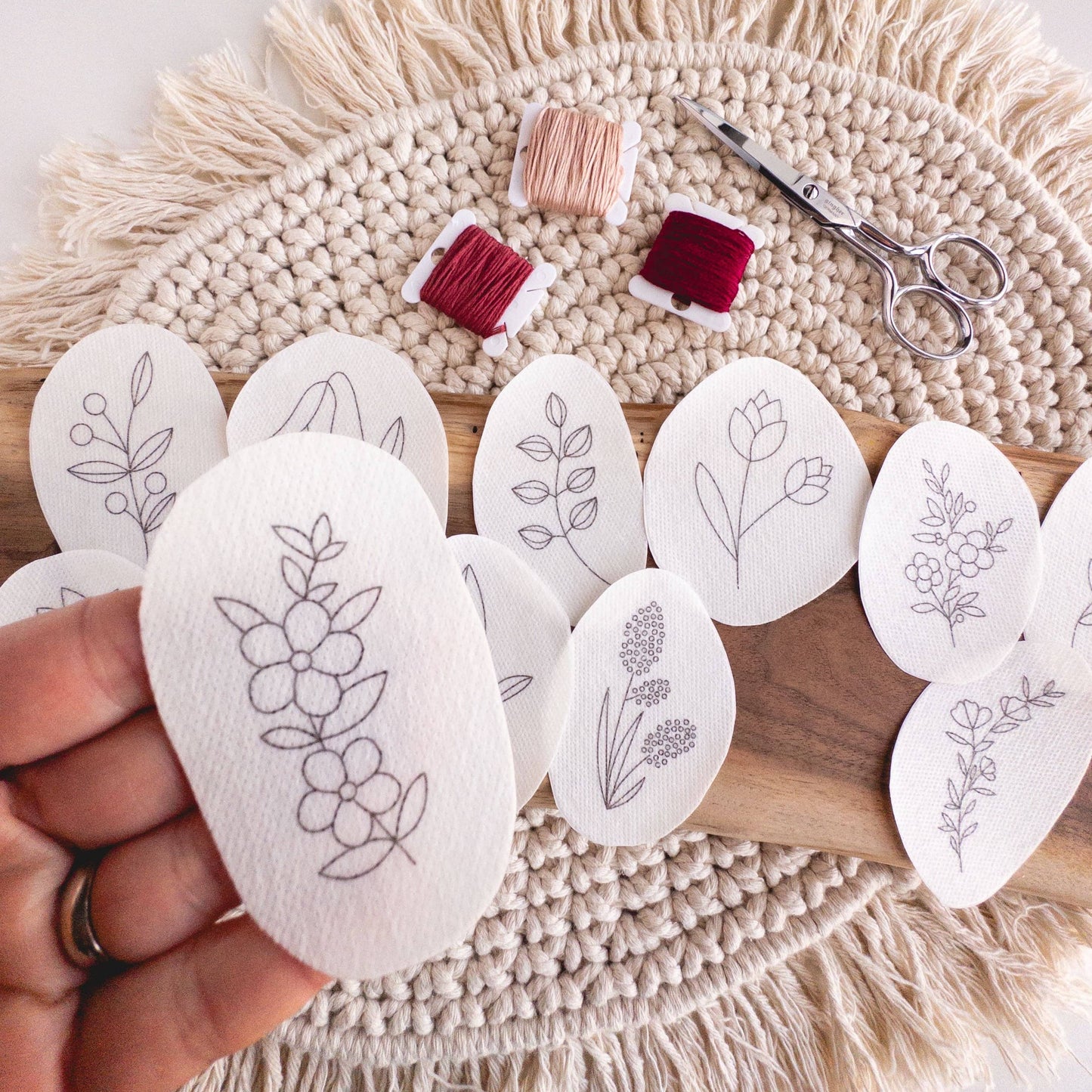 Wildflower Stick and Stitch Embroidery Patterns