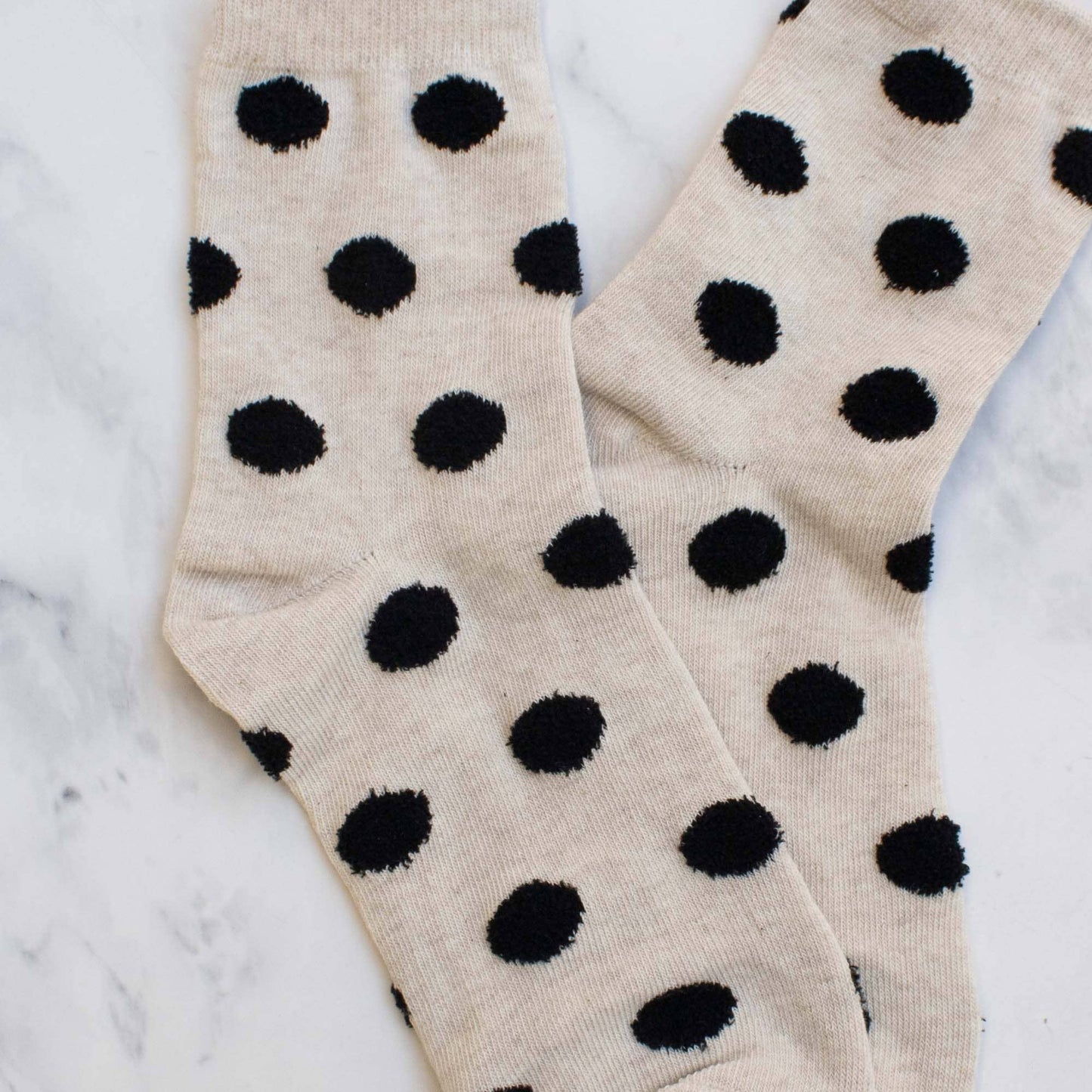 Women's Polka Dots Puff Casual Socks