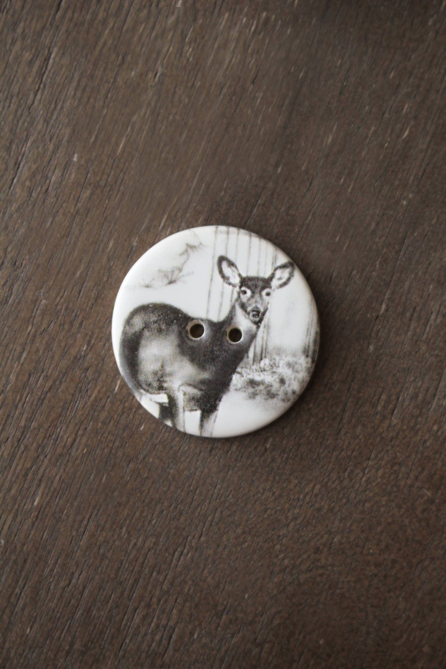 Woodland Animals Ceramic Buttons