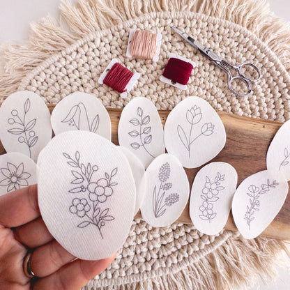 Wildflower Stick and Stitch Embroidery Patterns