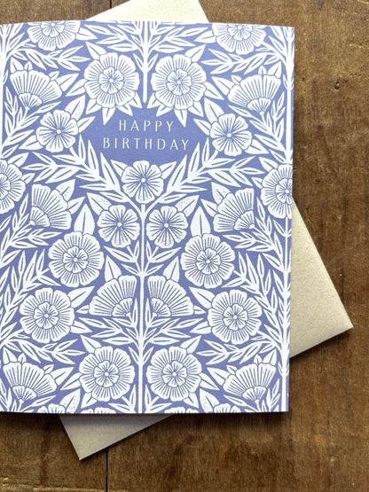 "Happy Birthday," Greeting Card