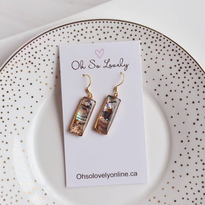 MABEL, Abalone Earrings