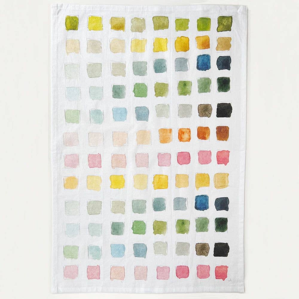 Paintswatch tea towel