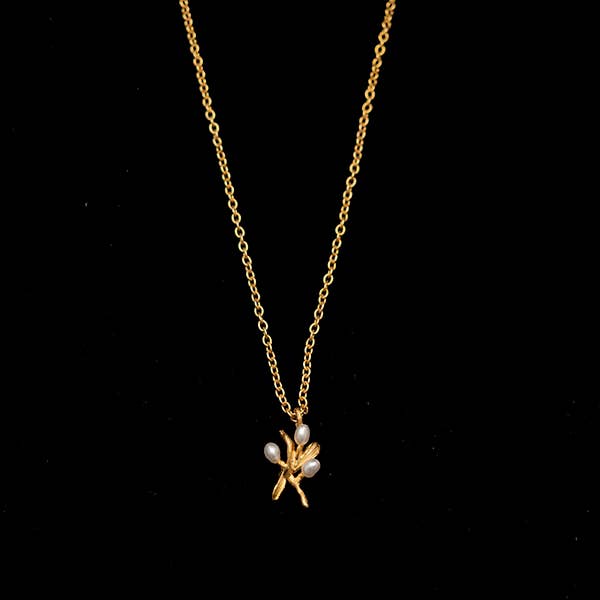 Night Willow Dainty Pendant - 16" Adj.