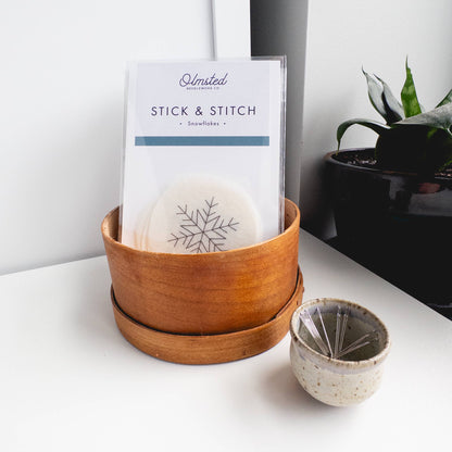 Stick and Stitch Snowflake Embroidery Patterns