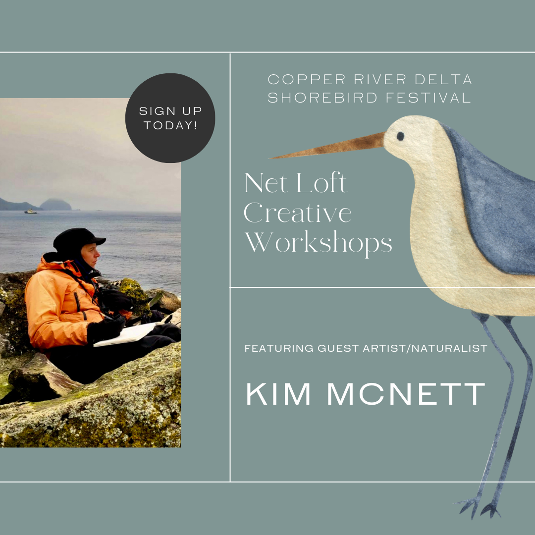 Copper River Delta Shorebird Workshops featuring Guest Artist  Kim McNett