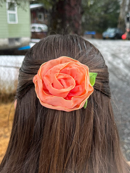 Wired Ribbon Rose Tea Party