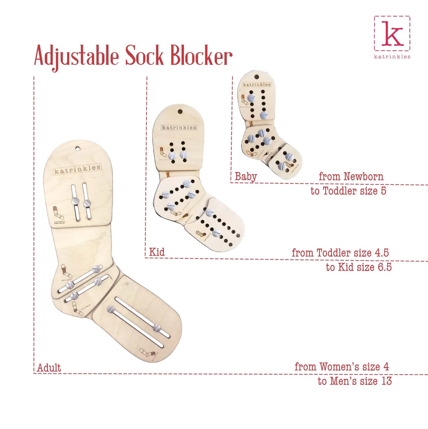 Adjustable Sock Blockers