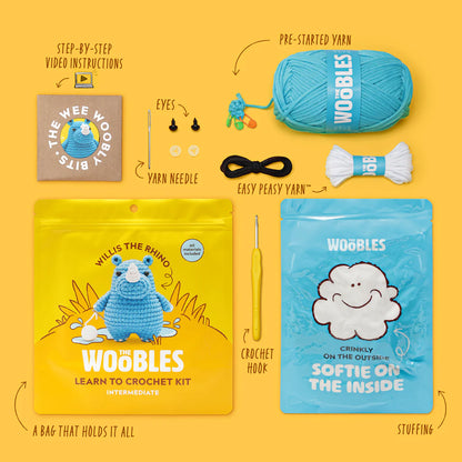 Willis the Rhino Crochet Kit