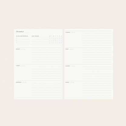 HERBARIUM | LINEN-BOUND UNDATED PLANNER