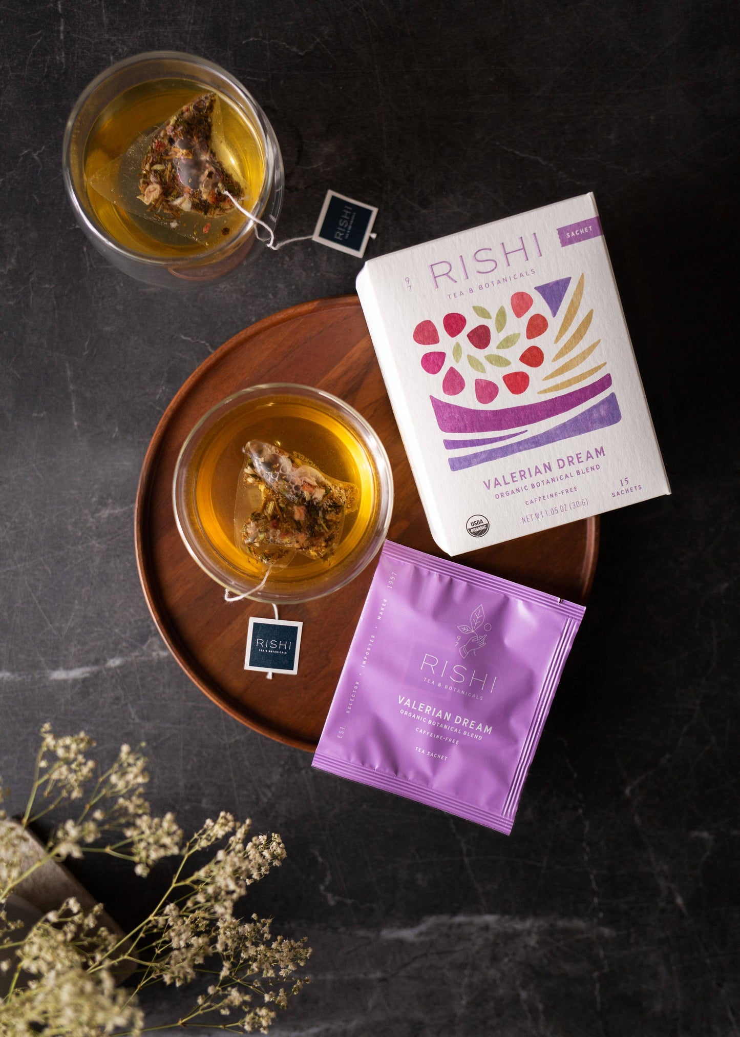 Valerian Dream Organic Herbal Tea Sachets