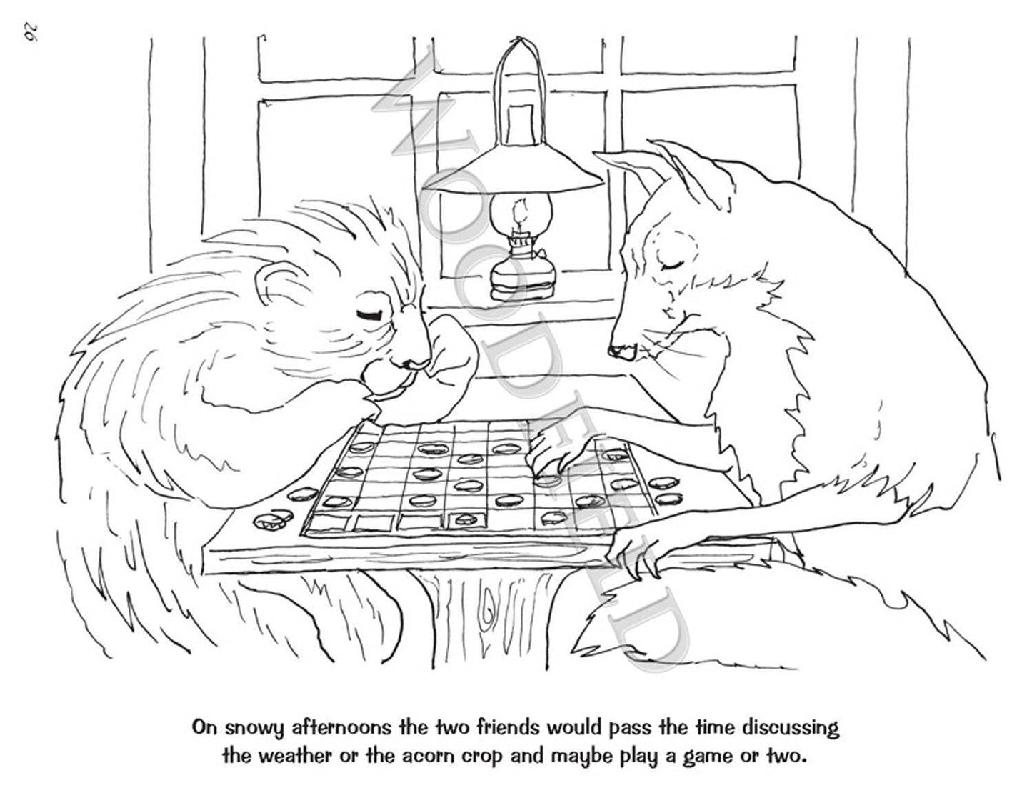 Tales from Woodfield Coloring Book