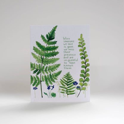 Sympathy Card - Botanical Empathy Greeting Card