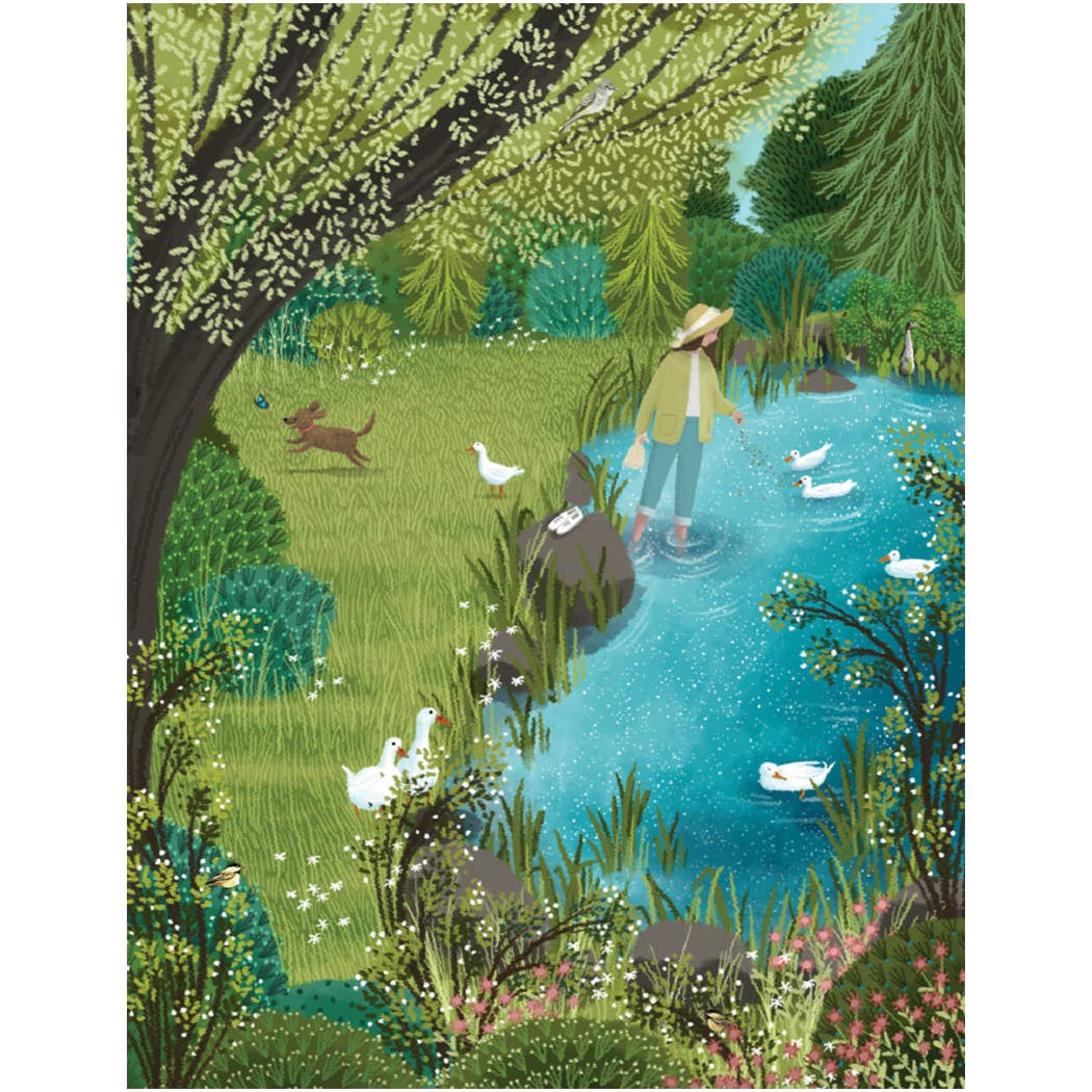 Duck Pond Birthday Card