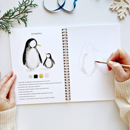 Winter Watercolor Workbook