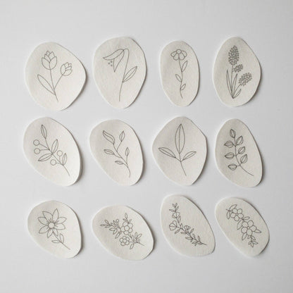 Wildflower Stick and Stitch Embroidery Patterns