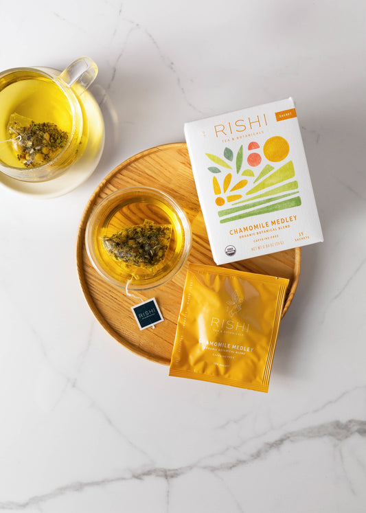 Chamomile Medley Organic Herbal Tea Sachets