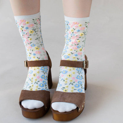 Floral Romantic Socks