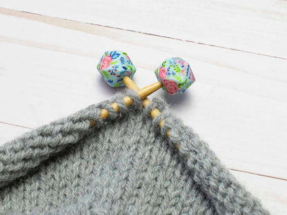 Blue Floral Hexagon | Stitch Stoppers