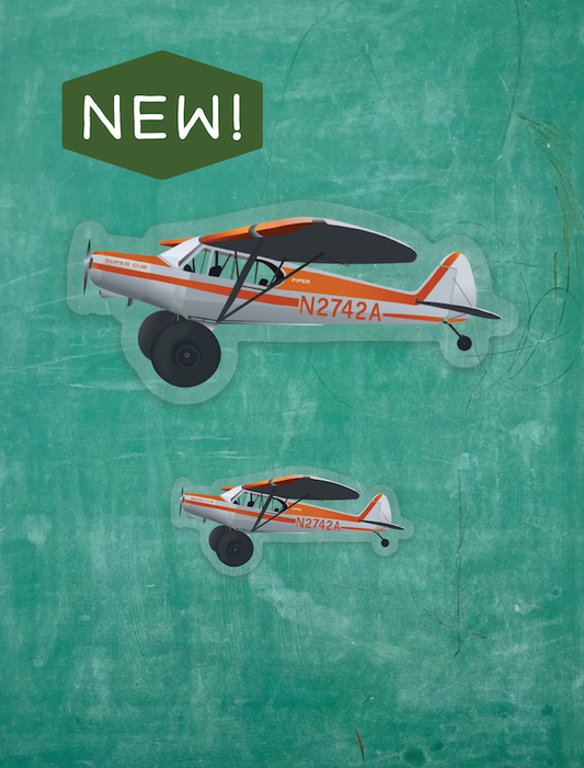 Super Cub - Clear Vinyl Stickers