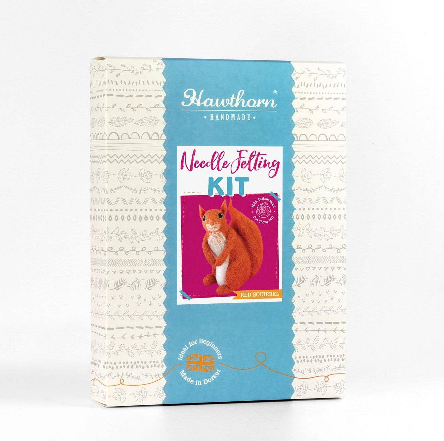 Red Squirrel Needle Felting Kit | Beginner Craft Kit