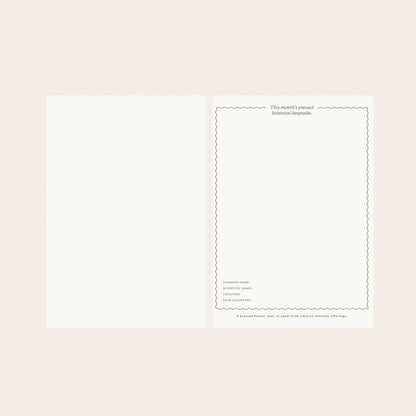 HERBARIUM | LINEN-BOUND UNDATED PLANNER