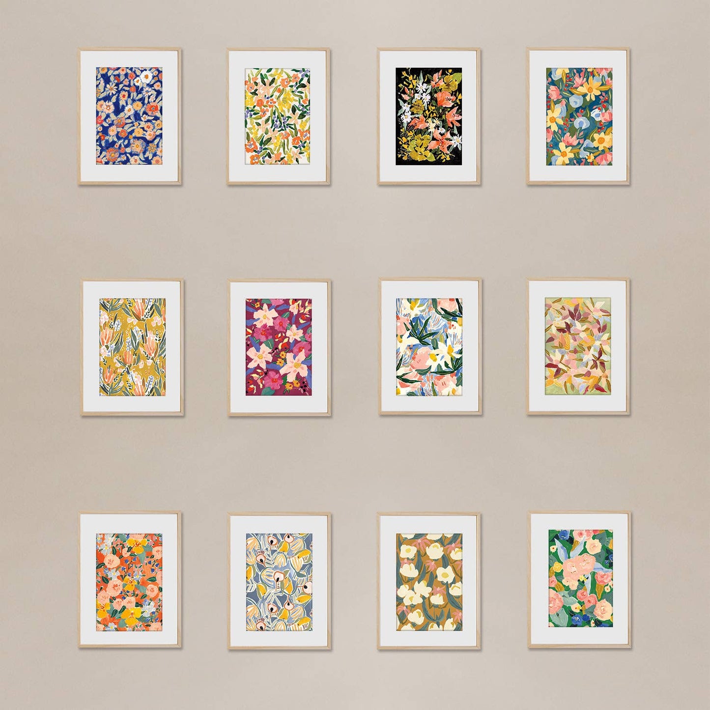 Wildflower Floral Seedlings Postcard Set