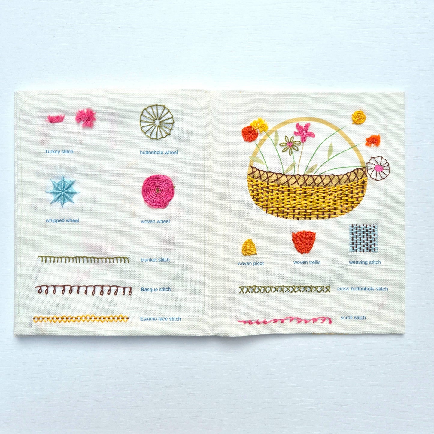 Mouse Embroidery Sampler Book