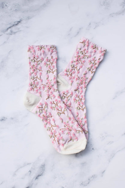 Women's Spring Blossoms Casual Socks