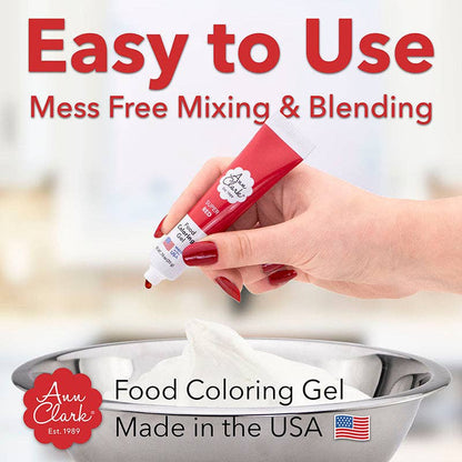 Ann Clark Food Coloring Gel 6-pack