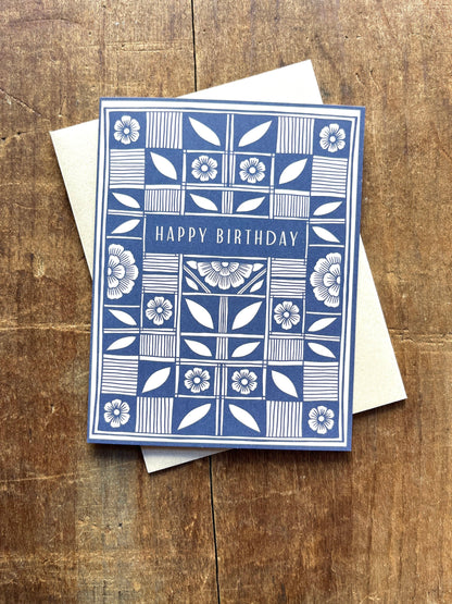 "Happy Birthday," Greeting Card
