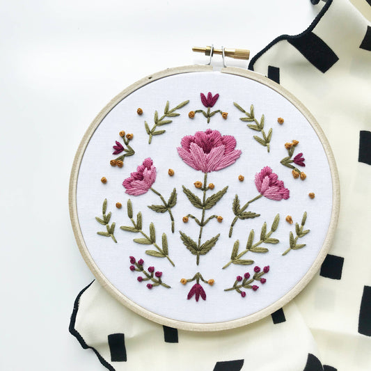 Rose Embroidery Kit