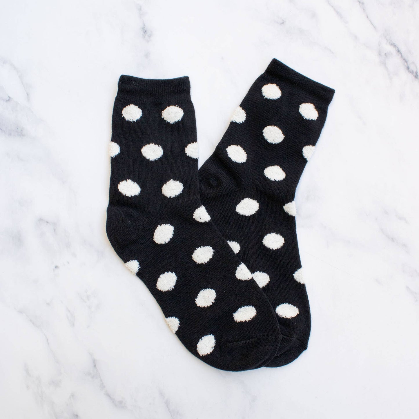 Women's Polka Dots Puff Casual Socks