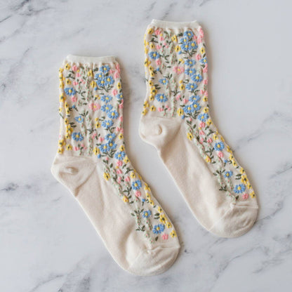 Floral Romantic Socks