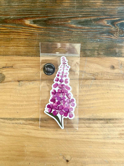 6 Inch Fireweed - Vinyl Sticker