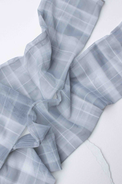 Sheer Patterned Crew Socks