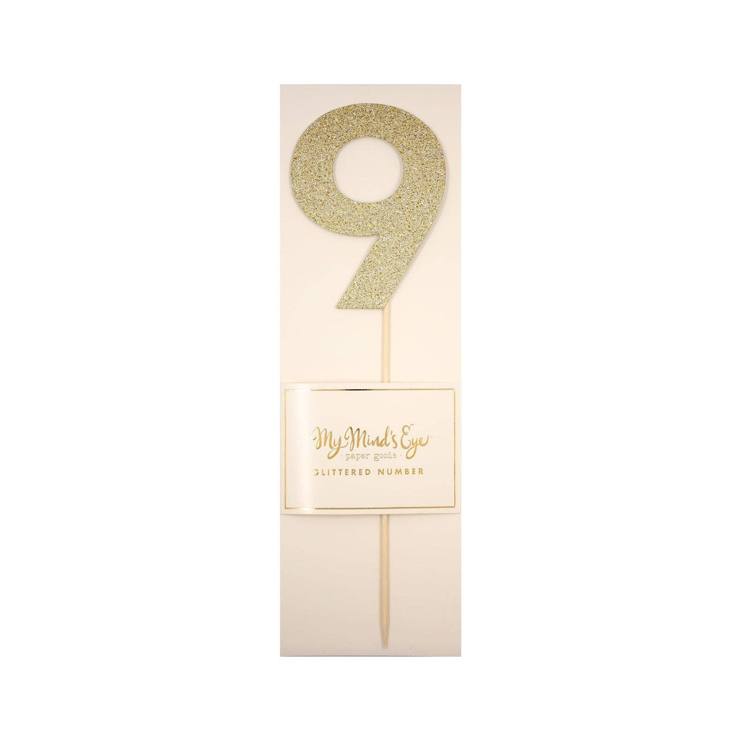 Basic Glitter Number 9