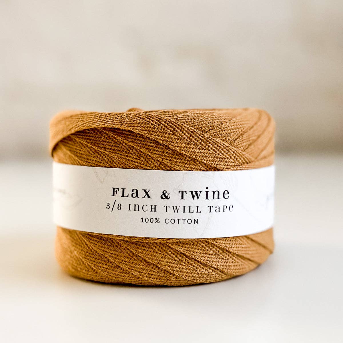 Flax & Twine Cotton Twill Tape (3/8")