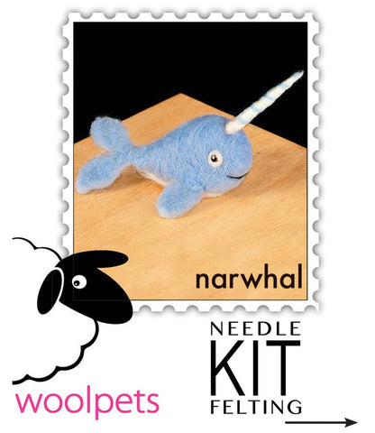 Narwhal Felting Kit