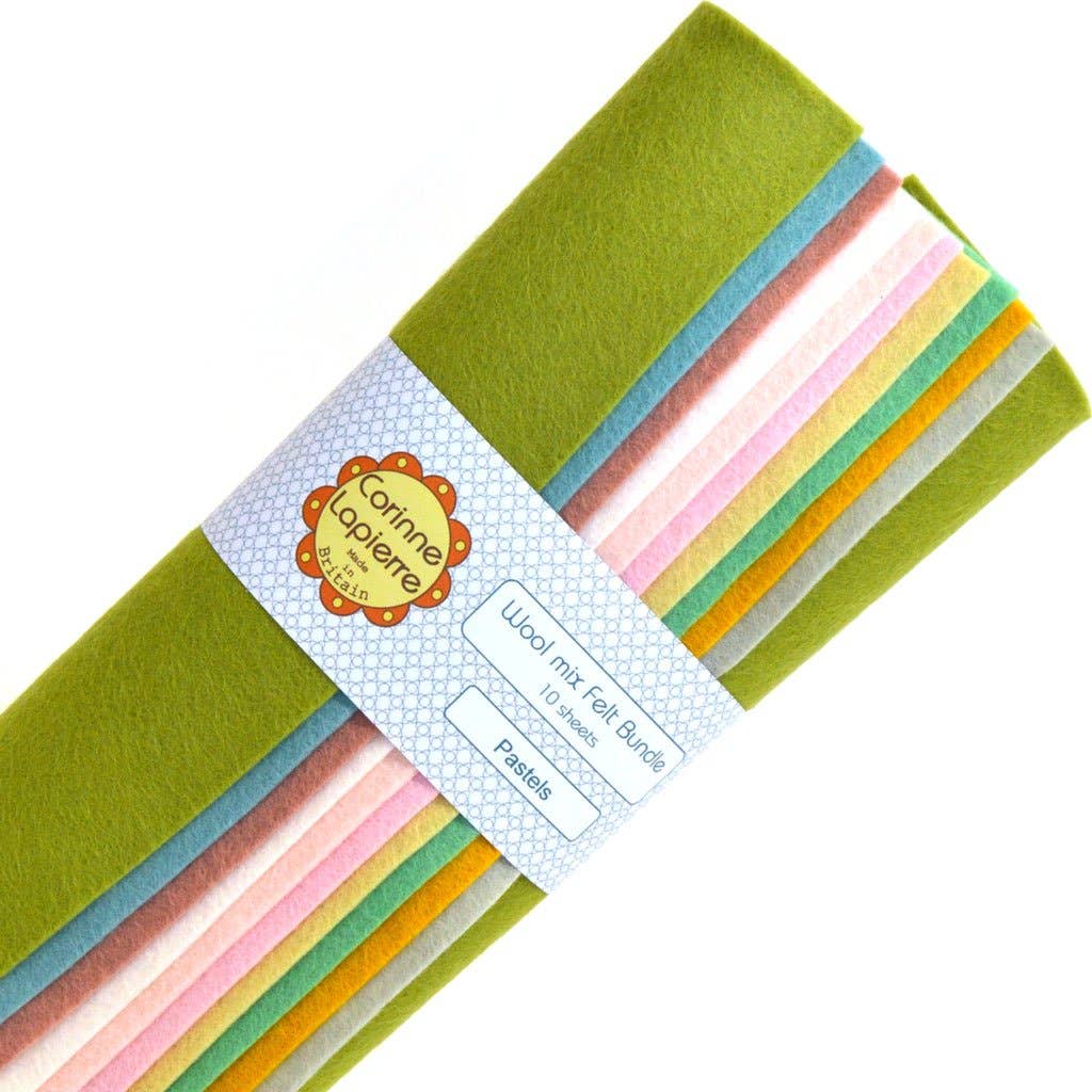 Felt Bundle of 10 Sheets - 12 themes