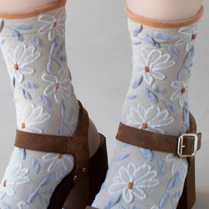 Unique Vintage Floral Socks