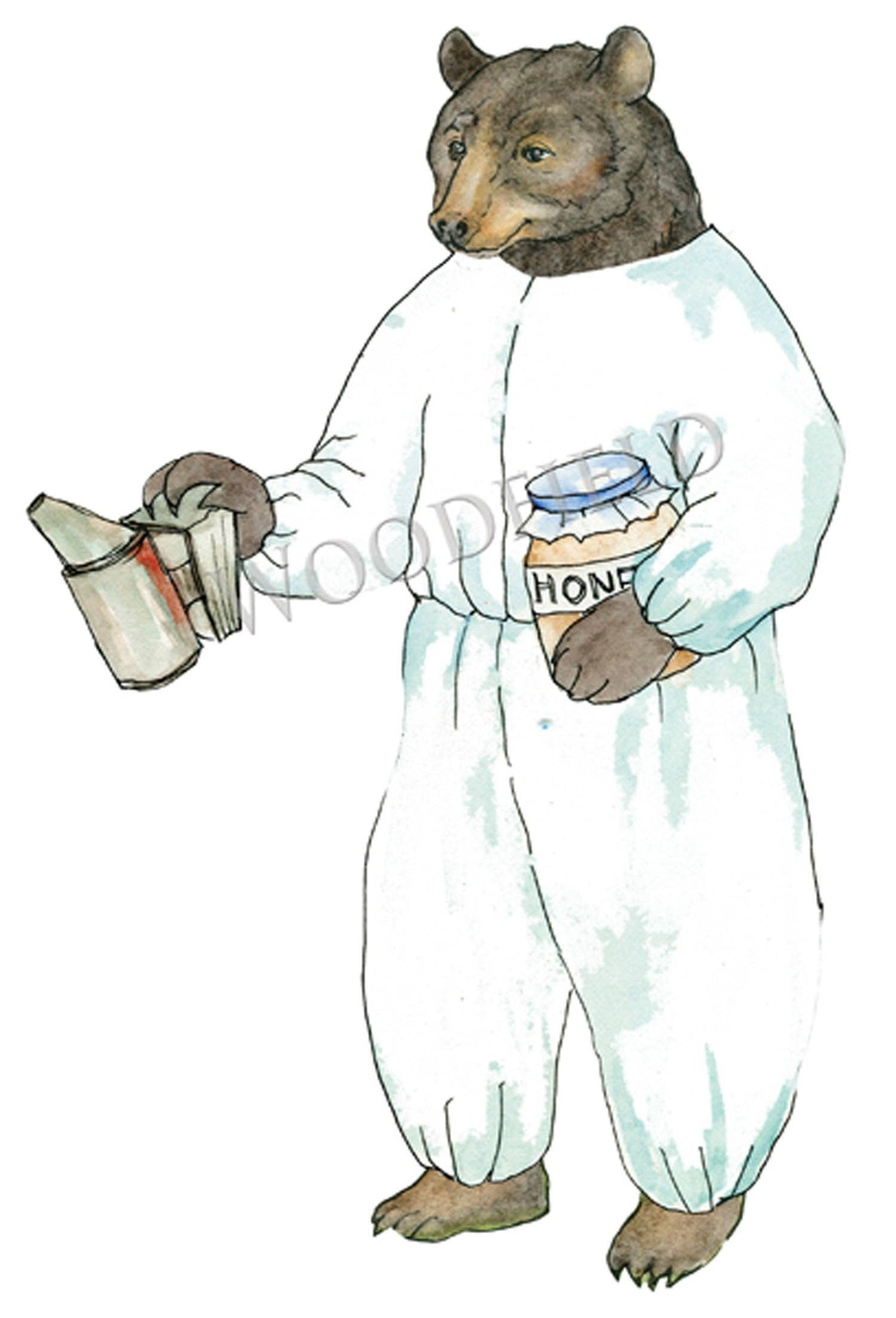 Cedric Bear Paper Doll Kit