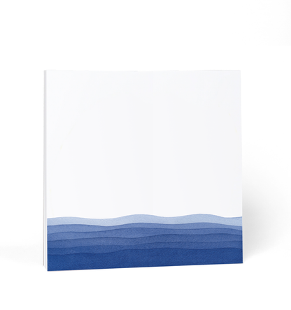 Blue Waves Desk Pad 11 x 11