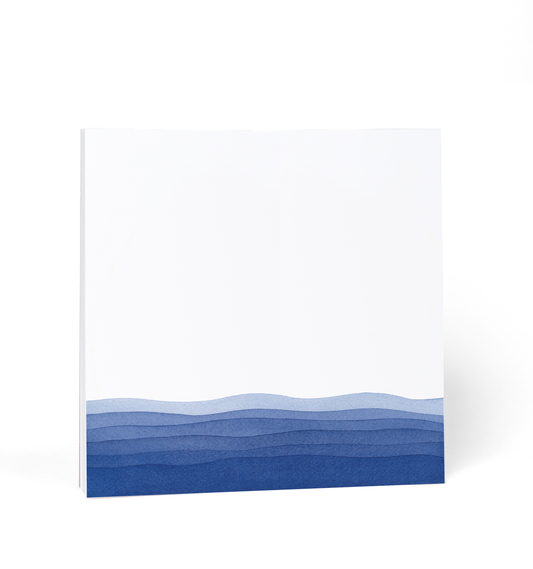 Blue Waves Desk Pad 11 x 11