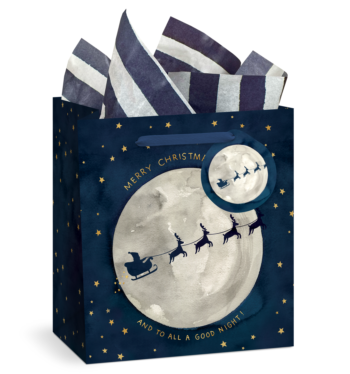 Navy Stripe Tissue Paper | Gift Wrap